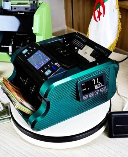 آلة عد النقود تايم تكنولوجي الخضراء